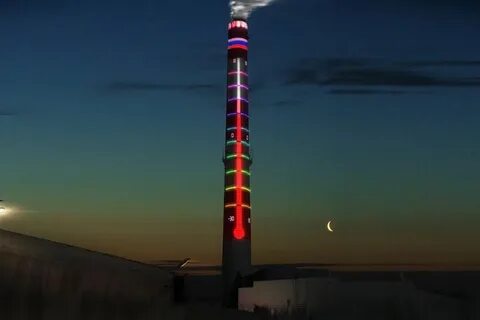 Освещение дымовых труб