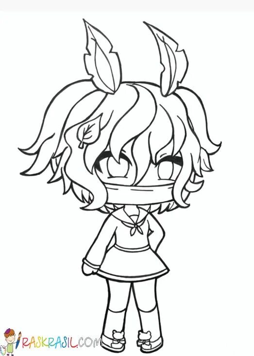 Гача лайф картинки распечатать Disegni da colorare di Gacha Life. Stampa gratis WONDER DAY Disegni da colorar