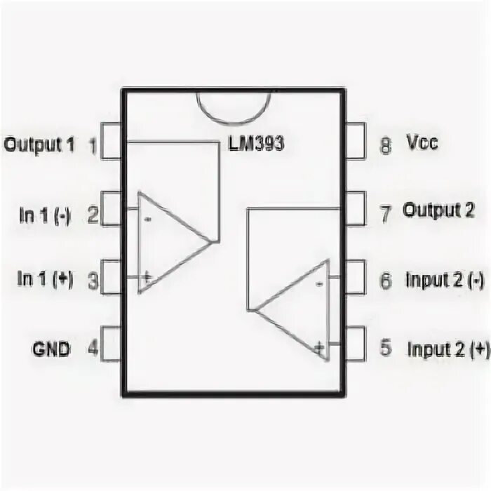 Lm393l микросхема схема включения A simple low battery detection circuit with hysteresis Matt's Tech Pages