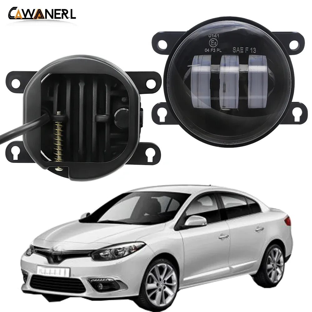 Диодные противотуманные фары Renault Fluence. ПТФ Рено Флюенс 2011. ПТФ Флюенс 2012. Диодные ПТФ Рено Флюенс. Птф рено флюенс