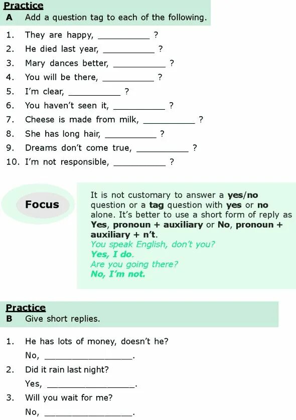 Short tag. Tag questions упражнения. Tag questions в английском answers. Grammar exercises 6 класс. Question tags Worksheets 7 класс.