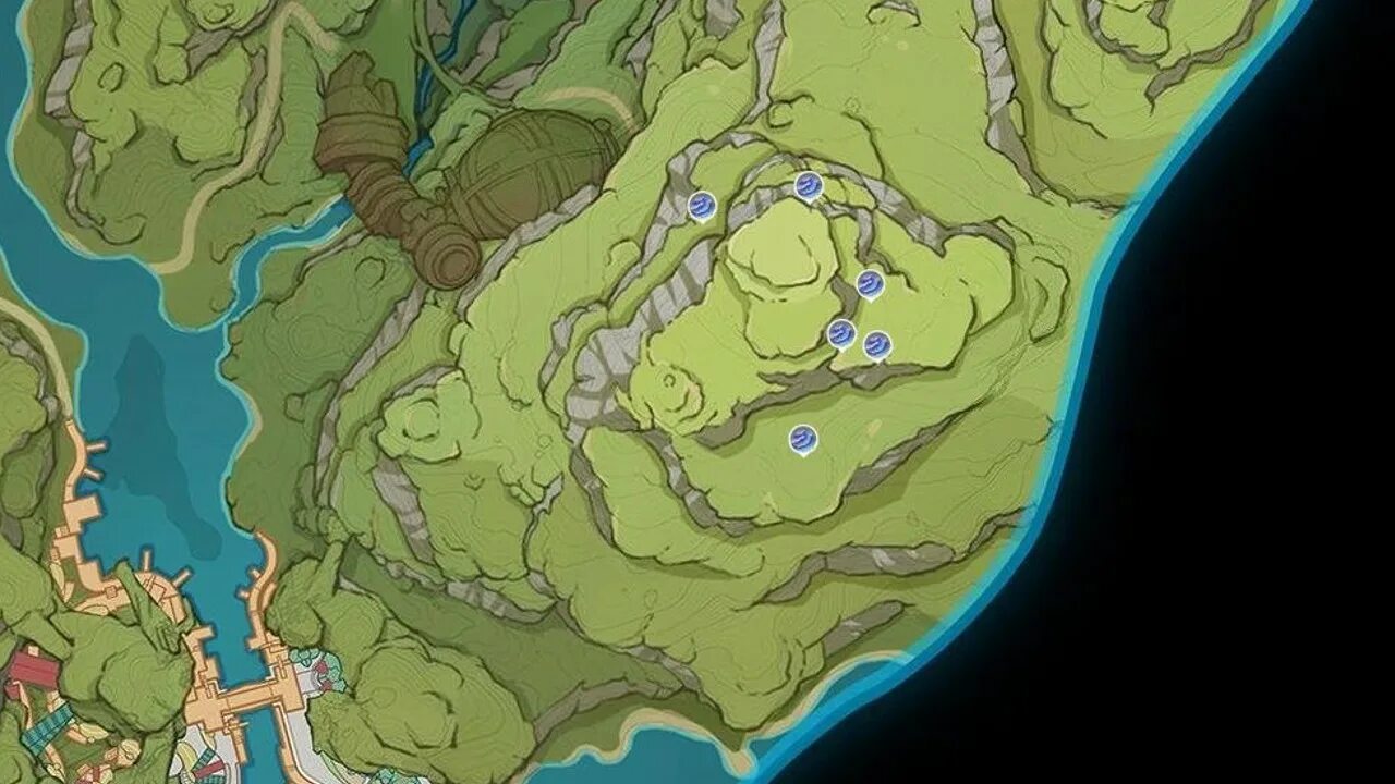 Genshin map appsample. Genshin impact карта. гора хулао genshin impact. гора хулао на карте. интерактивная карта геншин.