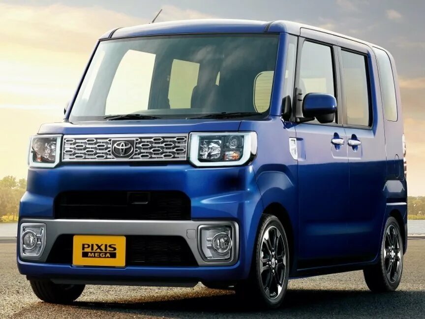 Лучший из кей каров. Кей кары тойота 4wd. микровэн тойота pixis. кей кары toyota pixis.