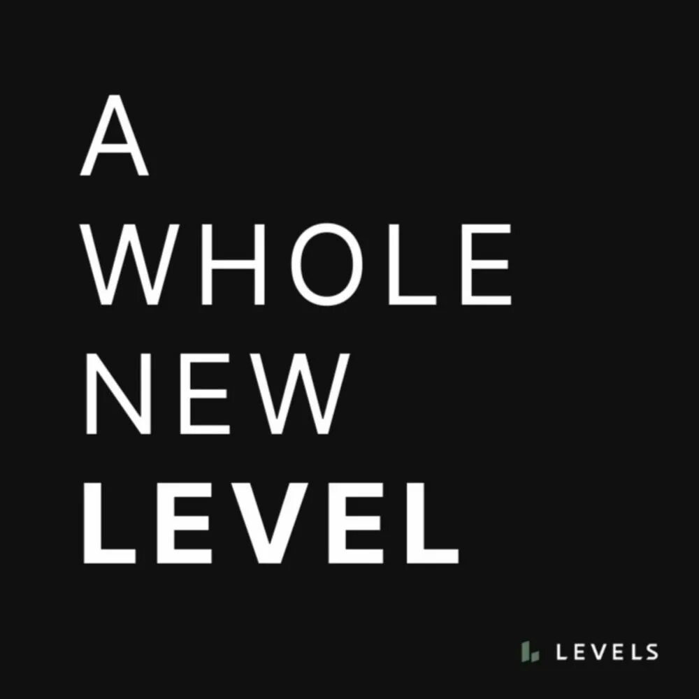 Your new level. New Level. The Levels.