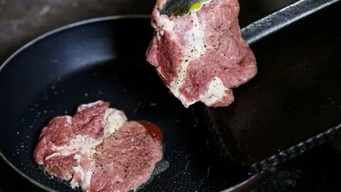 Мясо с солью перцем