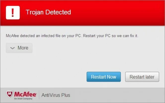 Антивирус detect. MCAFEE Trojan. MCAFEE virus detected. Virus Alert MCAFEE.