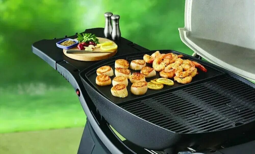 Газовый гриль Weber q3000. Вебер гриль газовый q. Чугунный противень для гриля Weber q-2200. 7034 Weber планча.