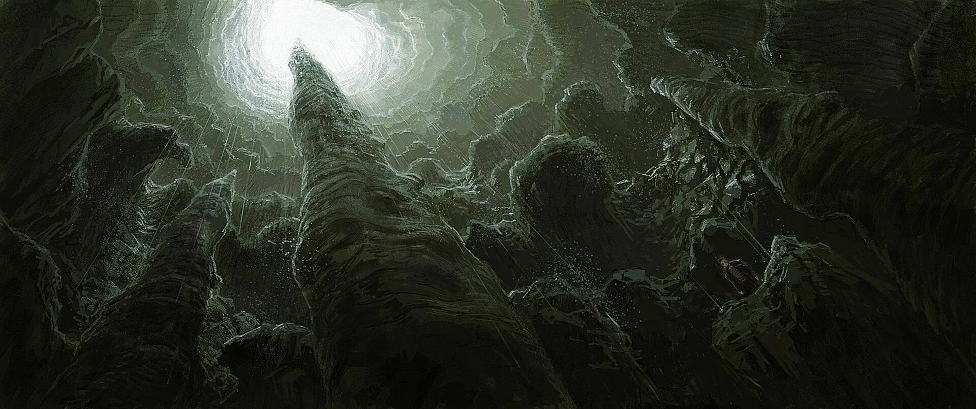 Тьма есть вода. «Глубины бездны» (Abyssal depths). Темная бездна. Бездна арты. Бездна хаоса.