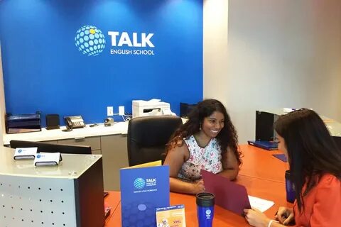 We talk english