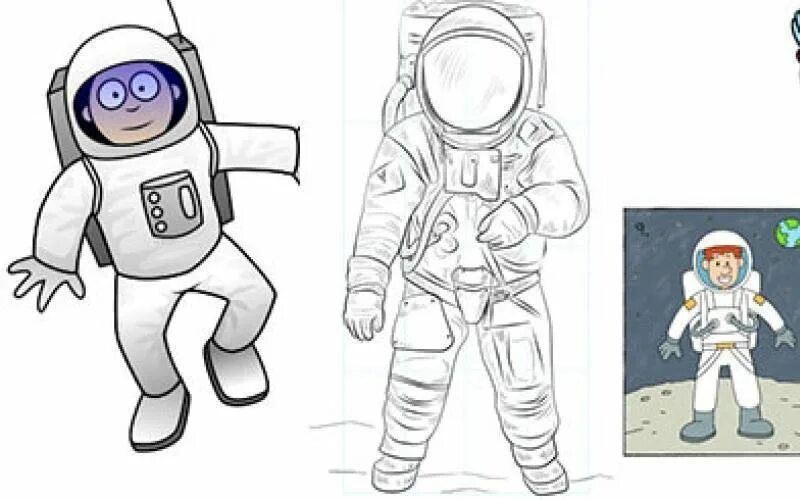 Космонавт рисунок пошагово для детей. Космонавт рисунок для детей. Рисунок ко Дню космонавтики. Поэтапный рисунок Космонавта. Нарисовать космонавта карандашом
