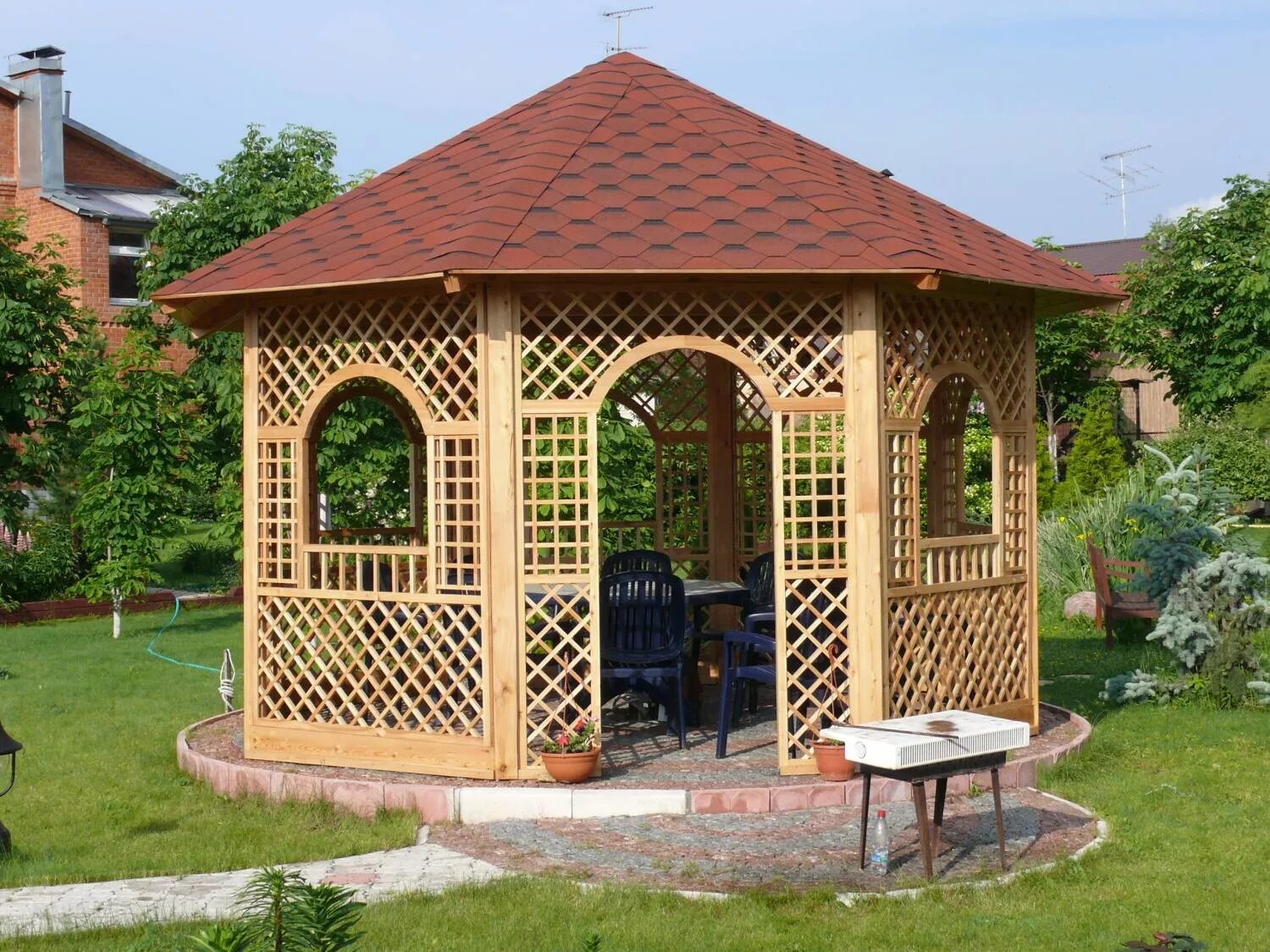 Шестигранной садовой беседки du183. Беседка Gazebo. Беседка деревянная. Беседка Садовая деревянная. Беседки в подольске