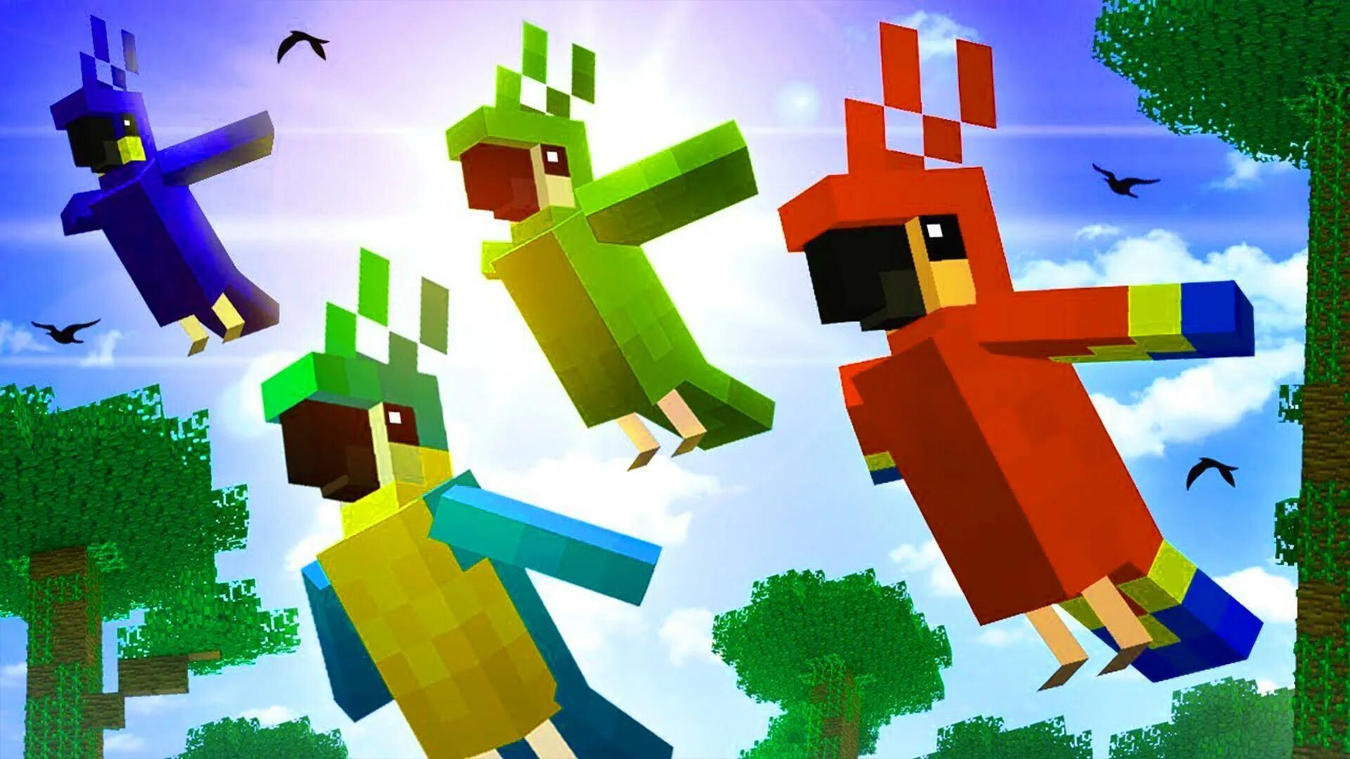 Minecraft birds. Попугай в МАЙНКРАФТЕ. Попугай из МАЙНКРАФТАЮБ. Попугай из майна. Красный попугай из МАЙНКРАФТА.