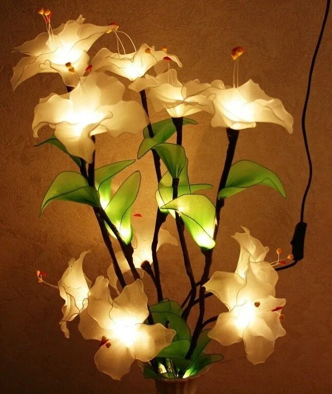 торшеры в виде цветов. флуамерана. торшер цветок. цветы из изолона светильники. гортензия из изолона мастер класс.