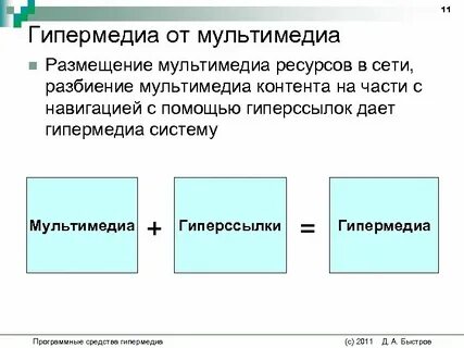 Что общего в технологиях гипертекста и гипермедиа