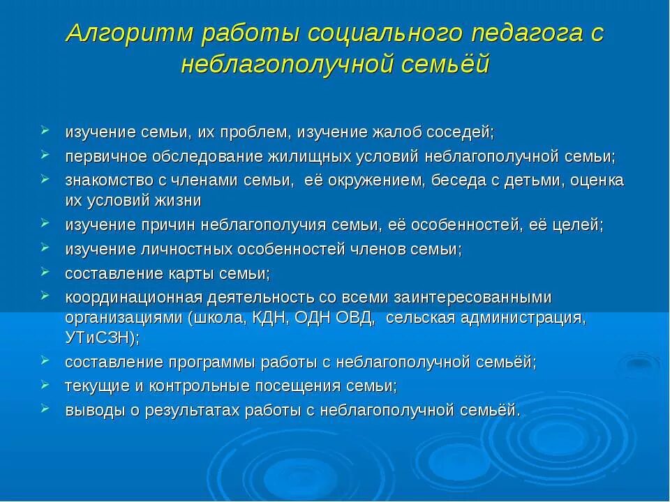 Беседы социального педагога с детьми. Алгоритм работы социального педагога. Алгоритм работы с неблагополучной семьей. Неблагополучная семья и социальный работник. Социальный работник с неблагополучными семьями семьями.