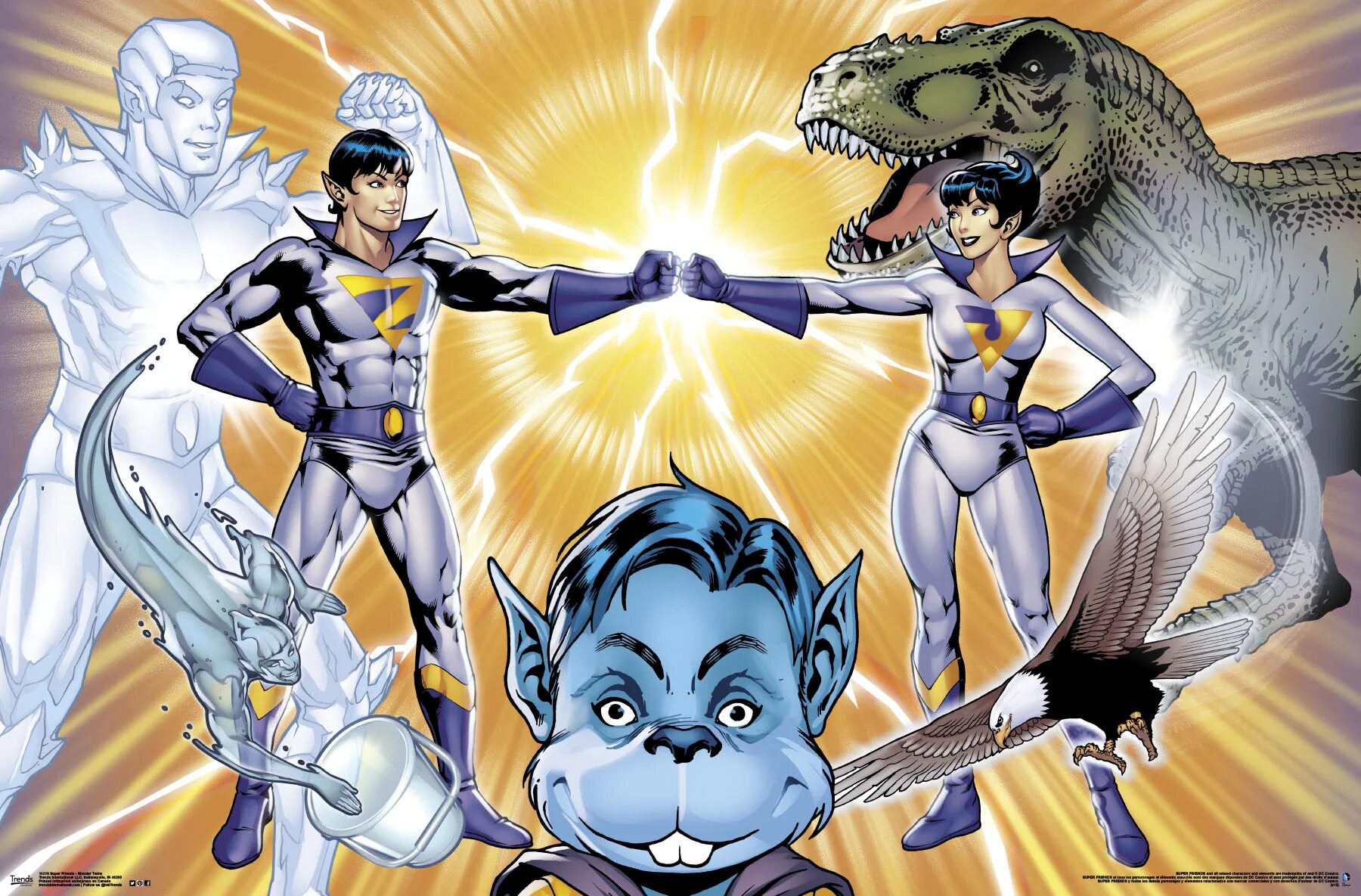 Чудо близнецы. Чудо близнецы dc. чудо близнецы dc comics. gleek dc. wonder twins.