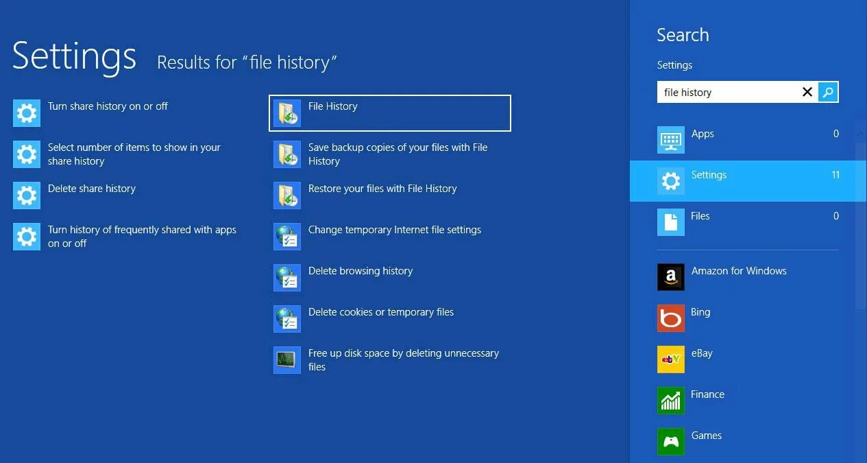 История файлов в windows. Файл виндовс. windows 8 история. windows 10 история. как сделать бэкап виндовс 10.
