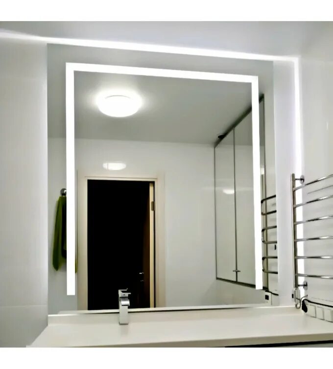 Зеркало с подсветкой внутри. Зеркало для магазина одежды. Влагостойкое зеркало в ванную. Зеркало с подсветкой для магазина.