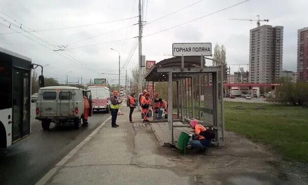 21 автобус волгоград остановки. Остановка Горная Поляна Волгоград. Остановки в Горно Алтайске. ПТП остановка Горно Алтайск. Кировский район остановки Волгоград.