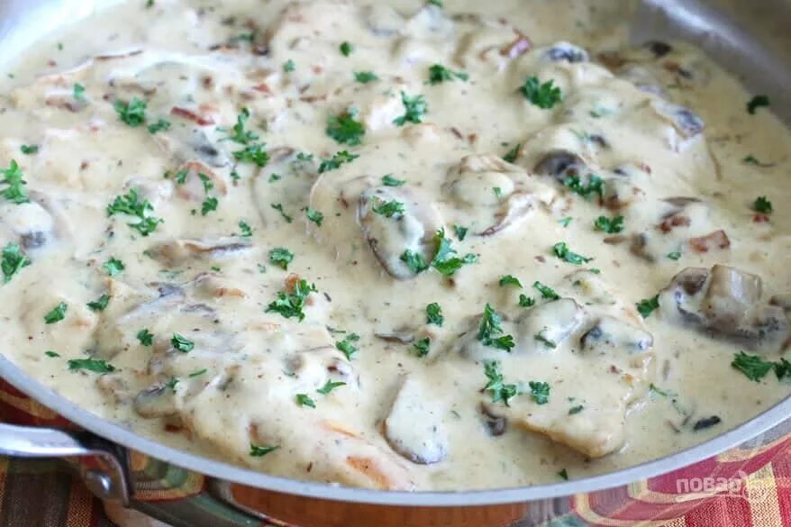 Рецепты куриной грудки со сметаной