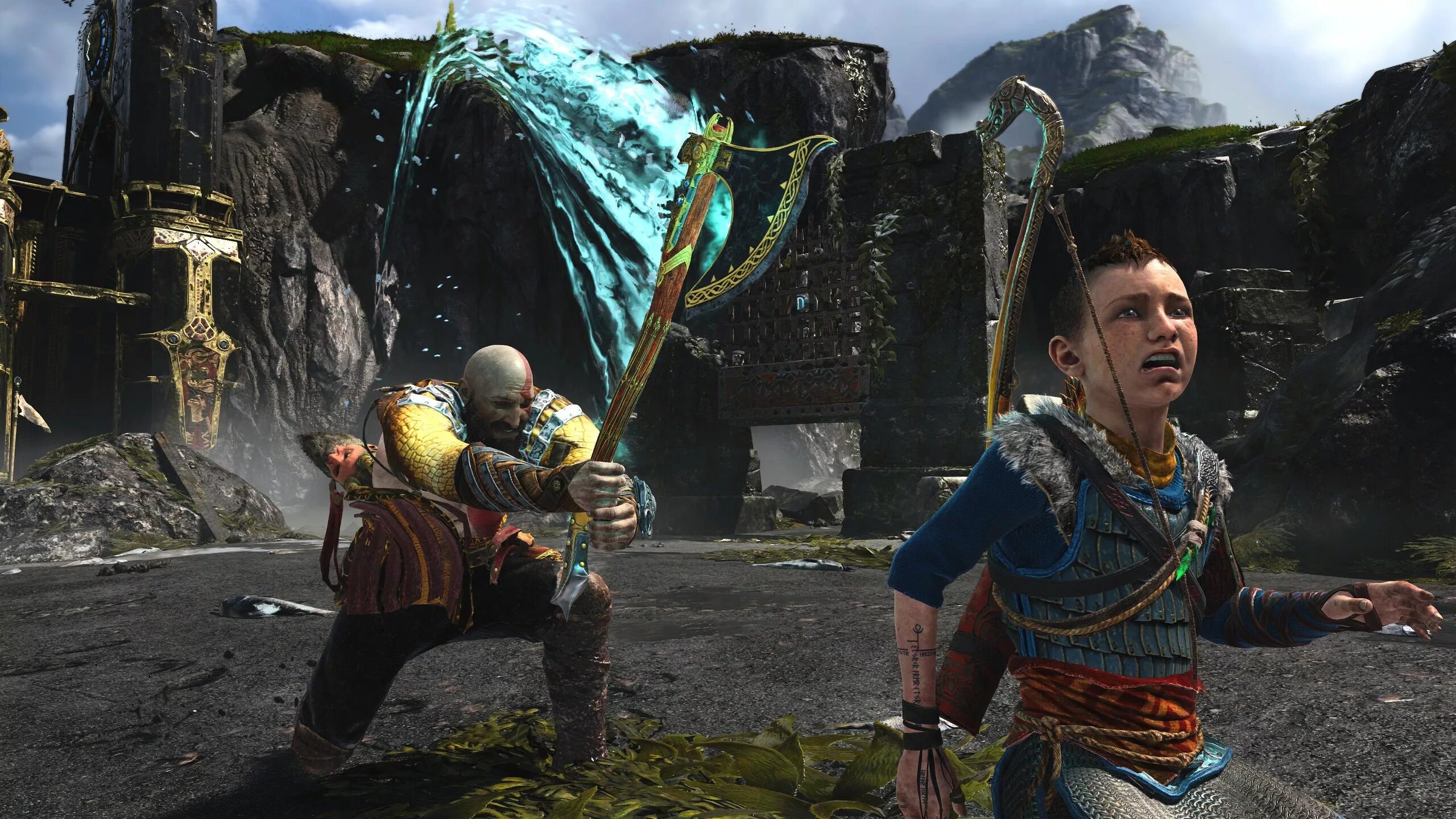 Game moment. God of War 2018 фоторежим. God of War (игра, 2018). God of War 4 фоторежим. God of War игра 2018 Атрей.