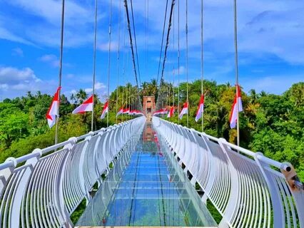 Jembatan kaca Bali - Glass Bridge Bali termasuk jembatan tertinggi di Asia ...