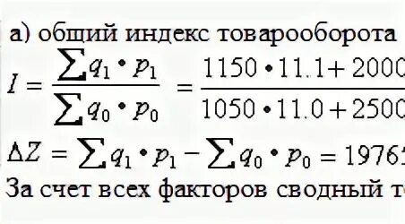Общий индекс это