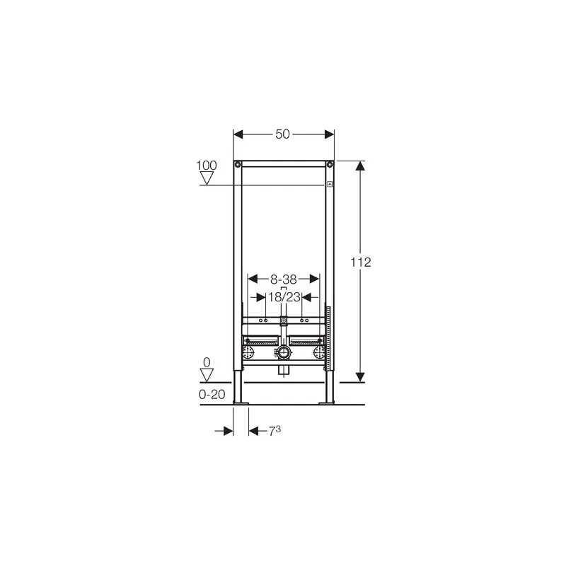 Инсталляция для биде Geberit Duofix 111.520.00.1. Инсталляция для биде Геберит. 111.520.00.1 Geberit. Инсталляция для биде Geberit one.