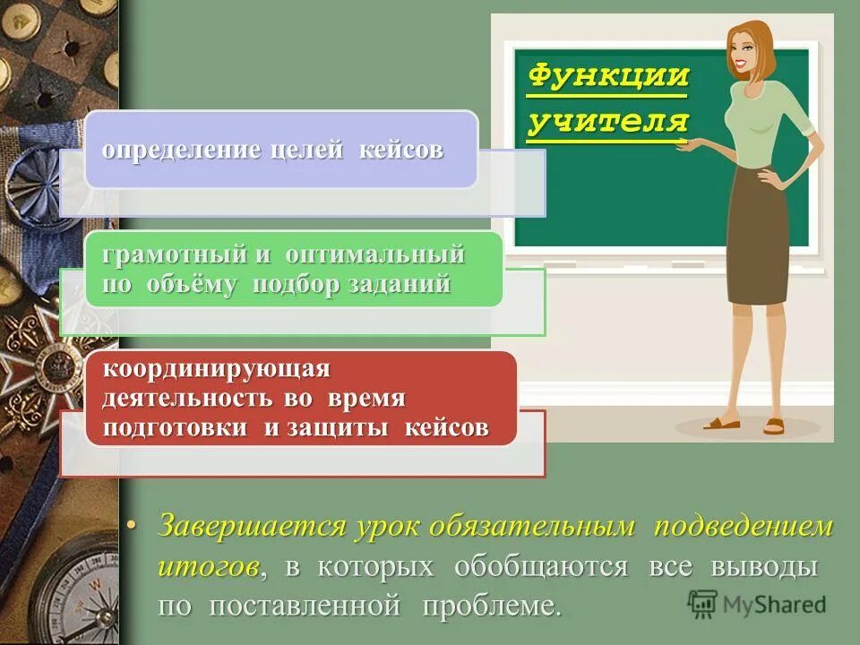 Определить преподаватель