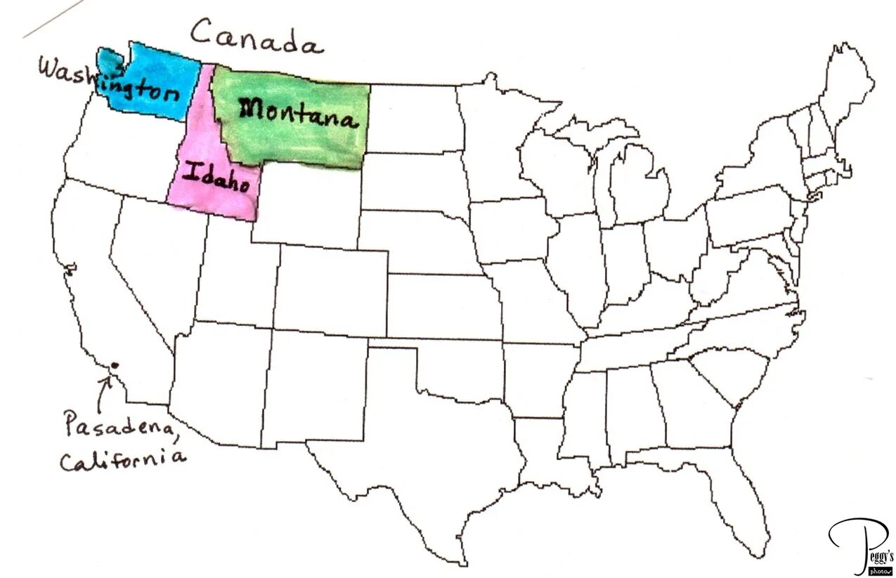 Айдахо на карте. Штат Айдахо на карте США. Spokane Washington карта. Штат монтана на карте