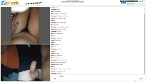 Omegle wanking