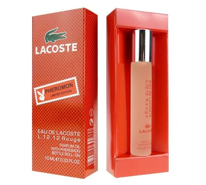 Мужские духи с феромонами Lacoste Red rouge 10 мл. Парфюм Lacoste Pheromone. Масляные духи с феромонами Lacoste. Lacoste Red мужские масляные. Туалетная вода с феромонами мужская