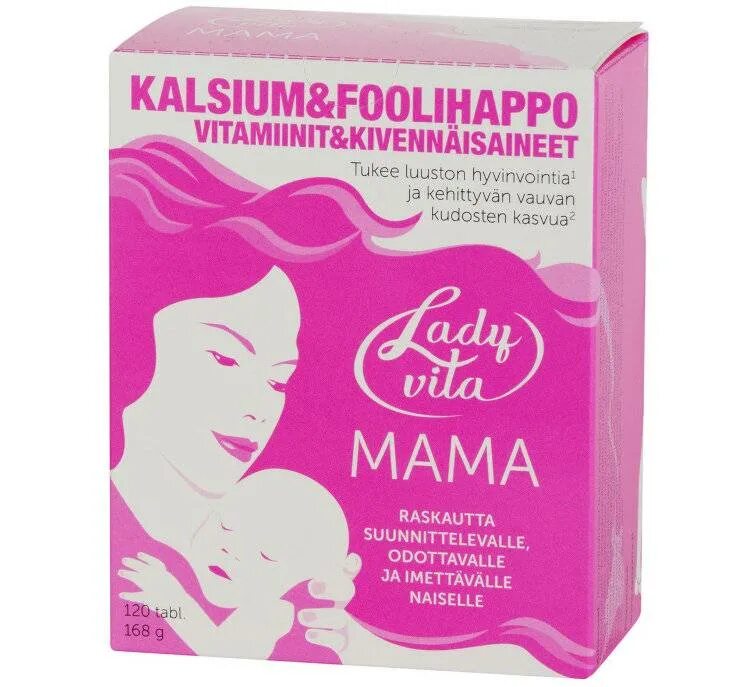 Витамины для беременных Ladyvita mama. Лекарство для кормящих мам