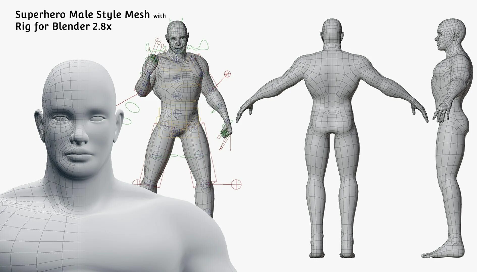 Base models. Step by step base meshes! danny ma.
