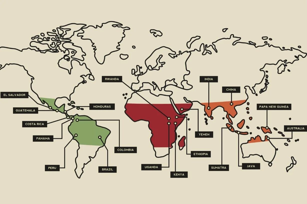 Coffee map