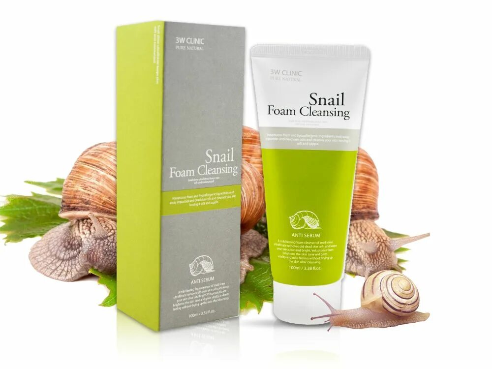 Муцин улитки 100. 3w Clinic Snail Foam Cleansing. 3w Clinic пенка для умывания с улиточным муцином. 3w Clinic Snail Foam Cleansing пенка для лица с фильтратом улиточного муцина. 3w Clinic Snail Foam Cleansing пенка для умывания с улиточным муцином.