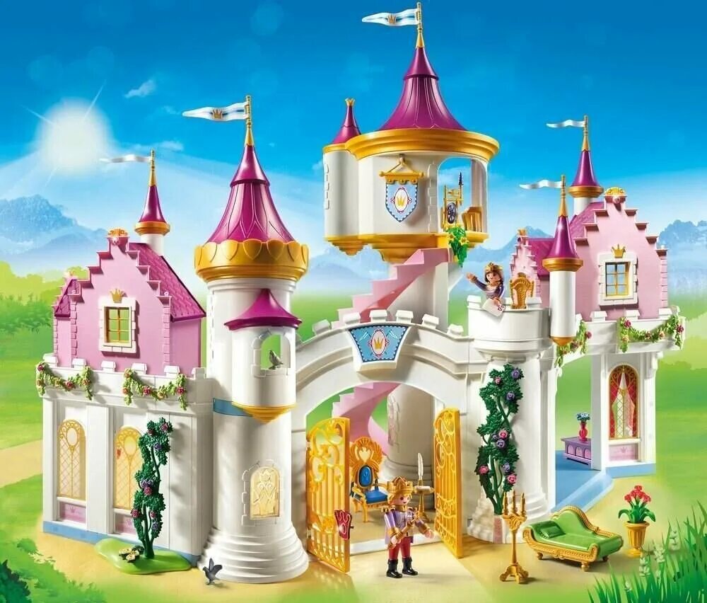 Королевство принцессы. Замок Плеймобиль большой. Playmobil 4250 сказочный дворец принцессы. Playmobil замок принцессы. Плеймобил замок 4250.