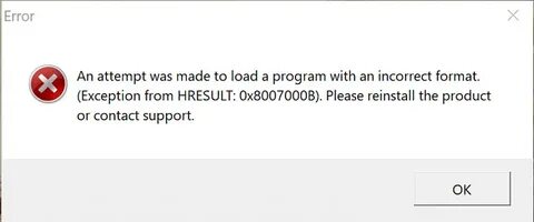 Get error message
