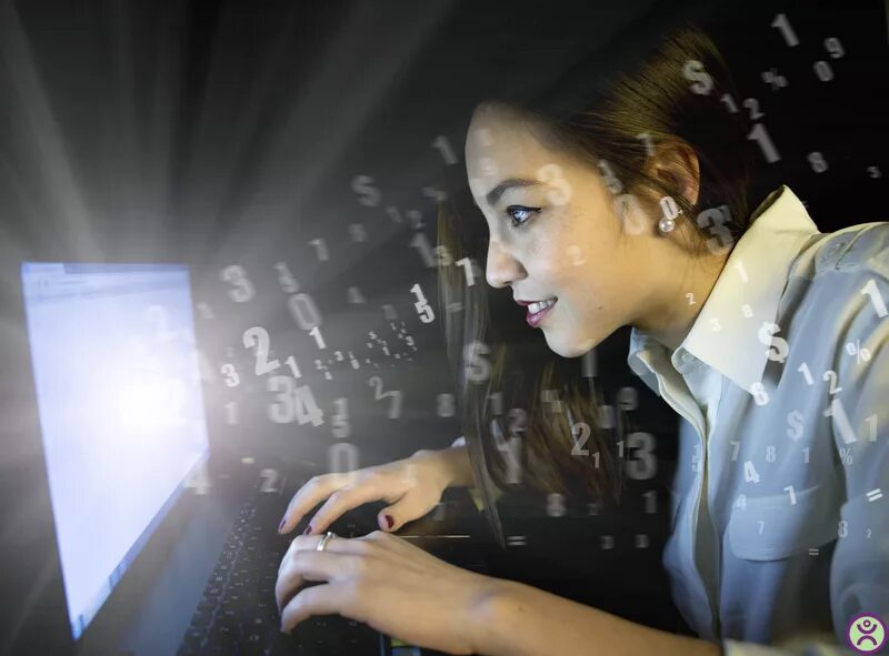 Coding girl