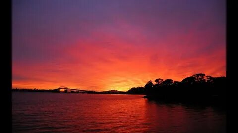 Red sunrise