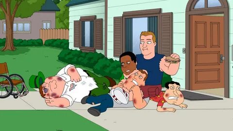 Seth MacFarlane, Patrick Warburton, Mike Henry, and Rob Gronkowski in Famil...