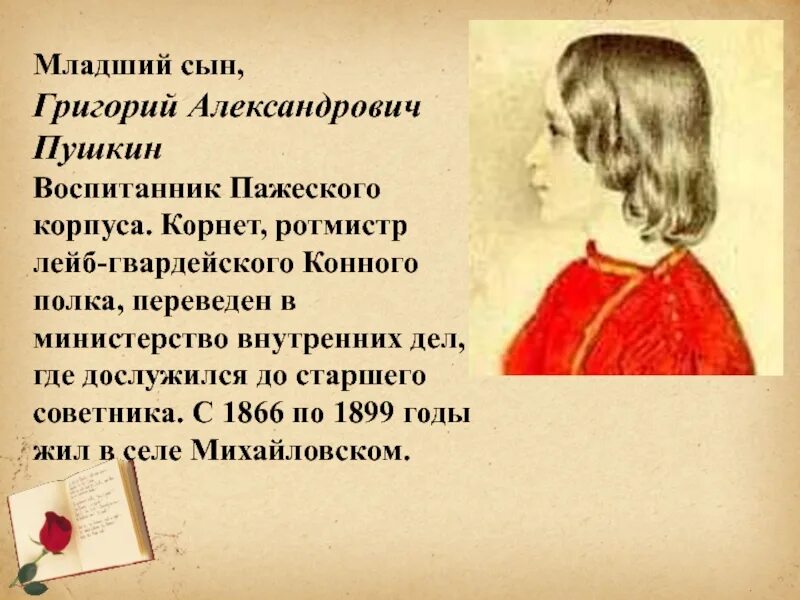 Младший сын перевод. Пушкин, григорий александрович (1868-1940). младший сын пушкина. григорий младший сын пушкина. григорий александрович пушкин биография.