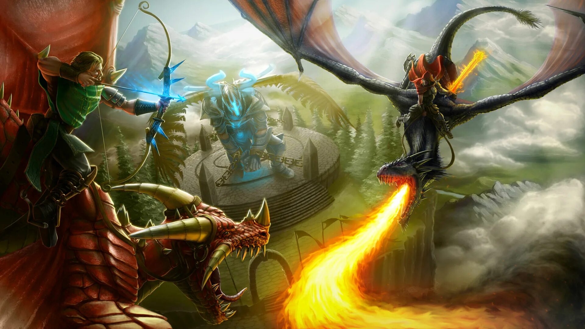 Dragons and titans. Драгон титан. dragons and titans игра. dragons and titans драконы. драконы и титаны солар.