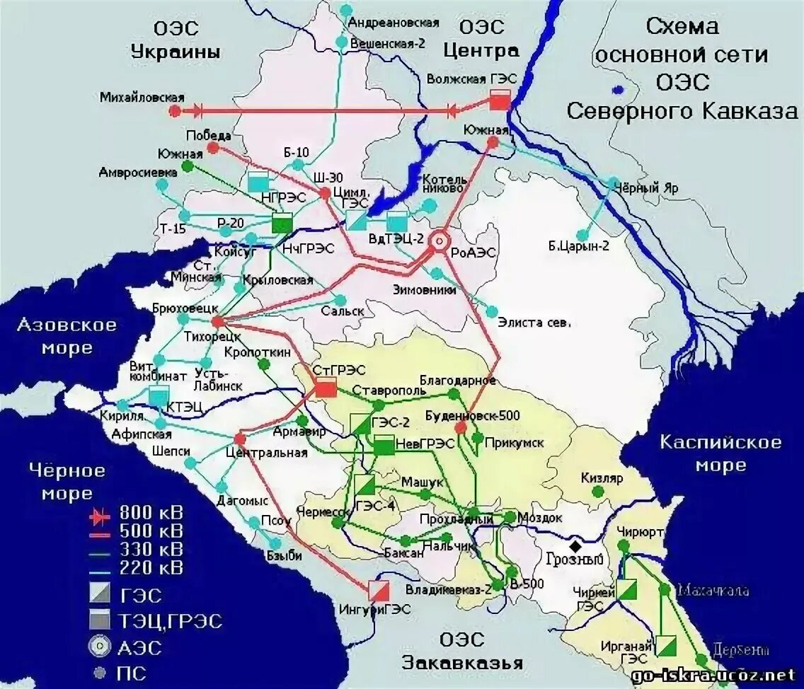 Схема северного кавказа. Карта схема ОЭС Юга. Северо-Кавказская железная дорога карта схема. Энергосистема Юга России схема. Схема Северо-кавказской железной дороги.