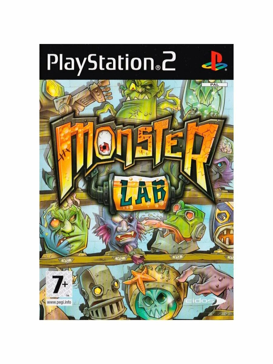 2 games отзывы. Monster Lab игра. Игра про монстра в лаборатории. Monster Lab ps2. Monster Lab ps2 обложка.