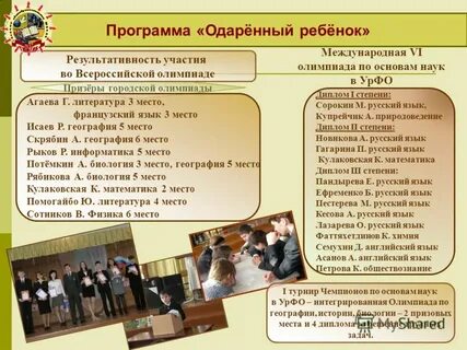 Программа талантливые