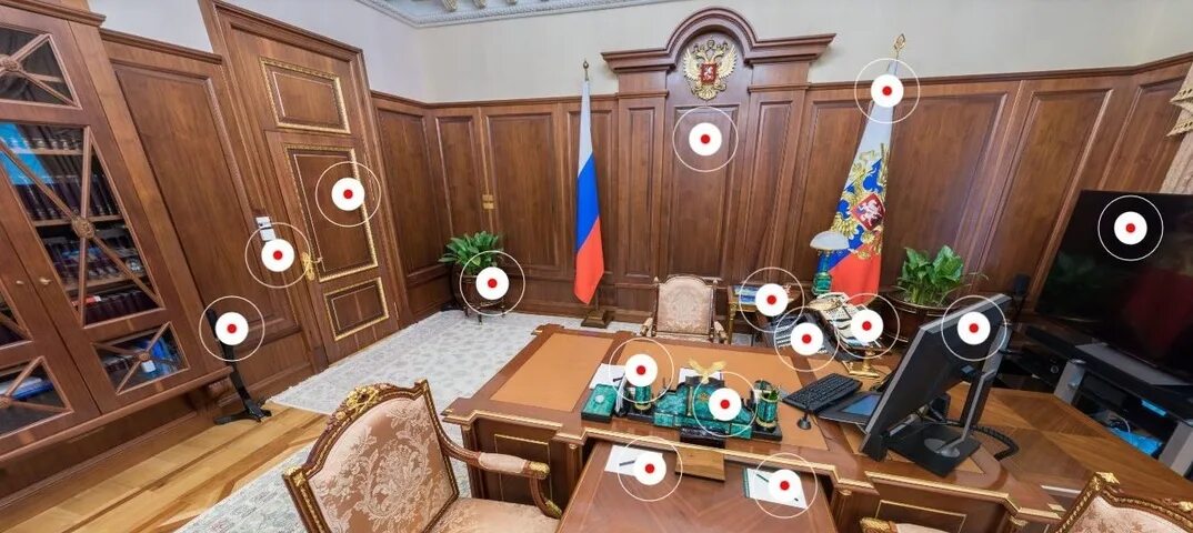 Нит кабинет рф. Кабинет Путина экскурсия. Кабинет Путина декорация. Кабинет Путина в Кремле. Цветок у Путина в кабинете.