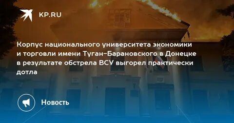 Донецкий университет имени михаила туган барановского