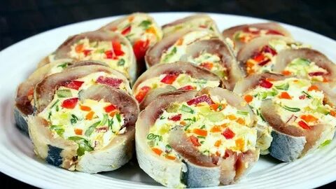 Рецепт рулета из селедки