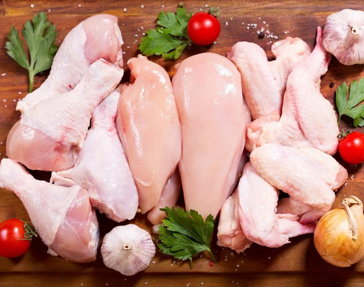 Куриные бедра и ножки